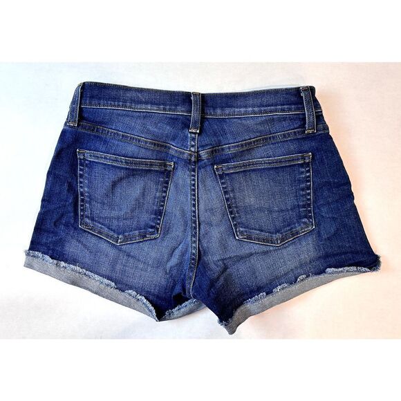 J. Crew Jean Shorts Cut-Offs Denim Blue - Women's Size 27 - Picture 3 of 6